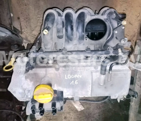 Двигатель б/у к Dacia Logan (2004 - наст. Время) K7M 710 1,6 Бензин контрактный, арт. 158DCA