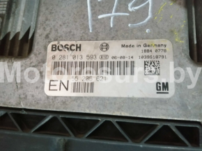 Блок управления двигателем (ЭБУ) Opel Zafira B 0281013593, 55205621 bosch, арт. eb179KF