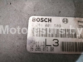 Блок управления двигателем (ЭБУ) Peugeot 605 0 281 001 589, 96 286 071 80 Bosch, арт. eb178KF